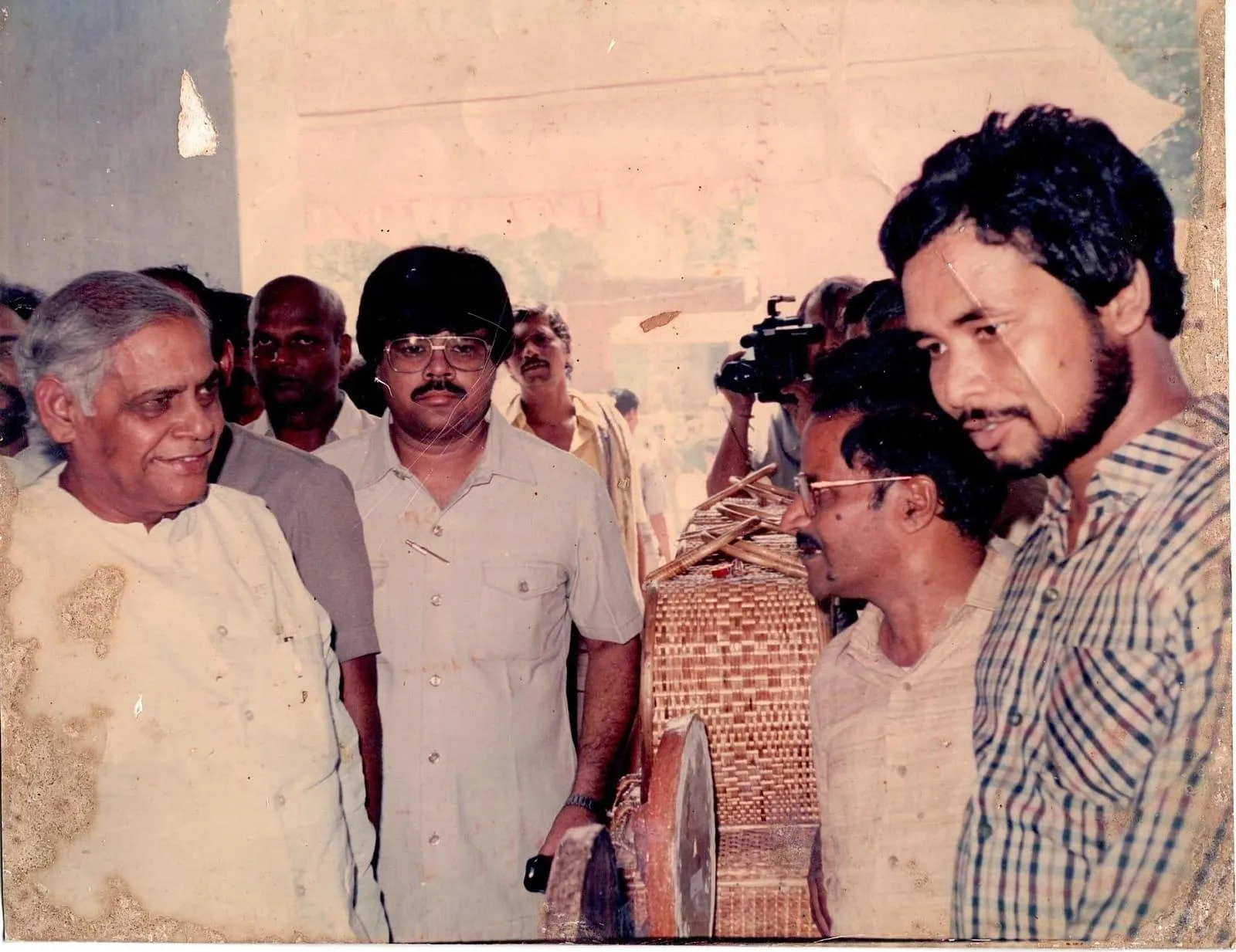 With Shri Bindeshwari Dubey, former Chief Minister of Bihar.