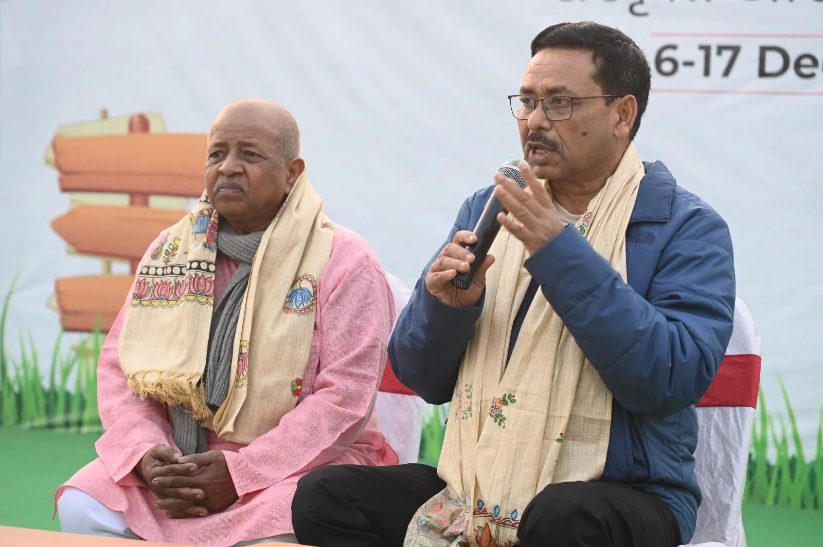 With the sculptor Brahmdeo Ram Pandit.