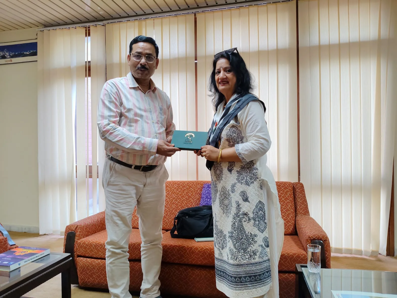 With Ragini Upadhyaya, Nepalese artist.