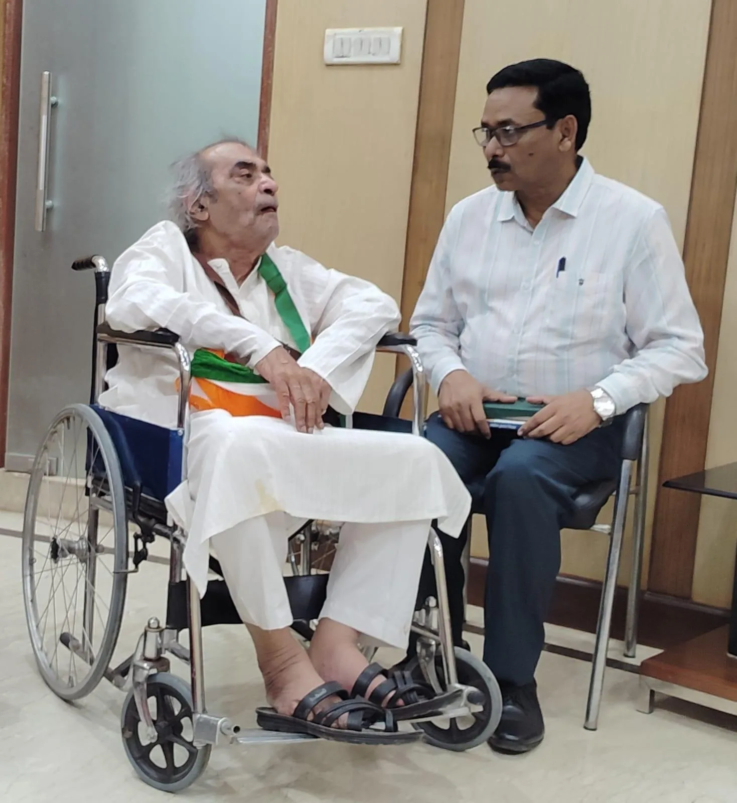 With Shri Santosh Anand, writer and lyricist.