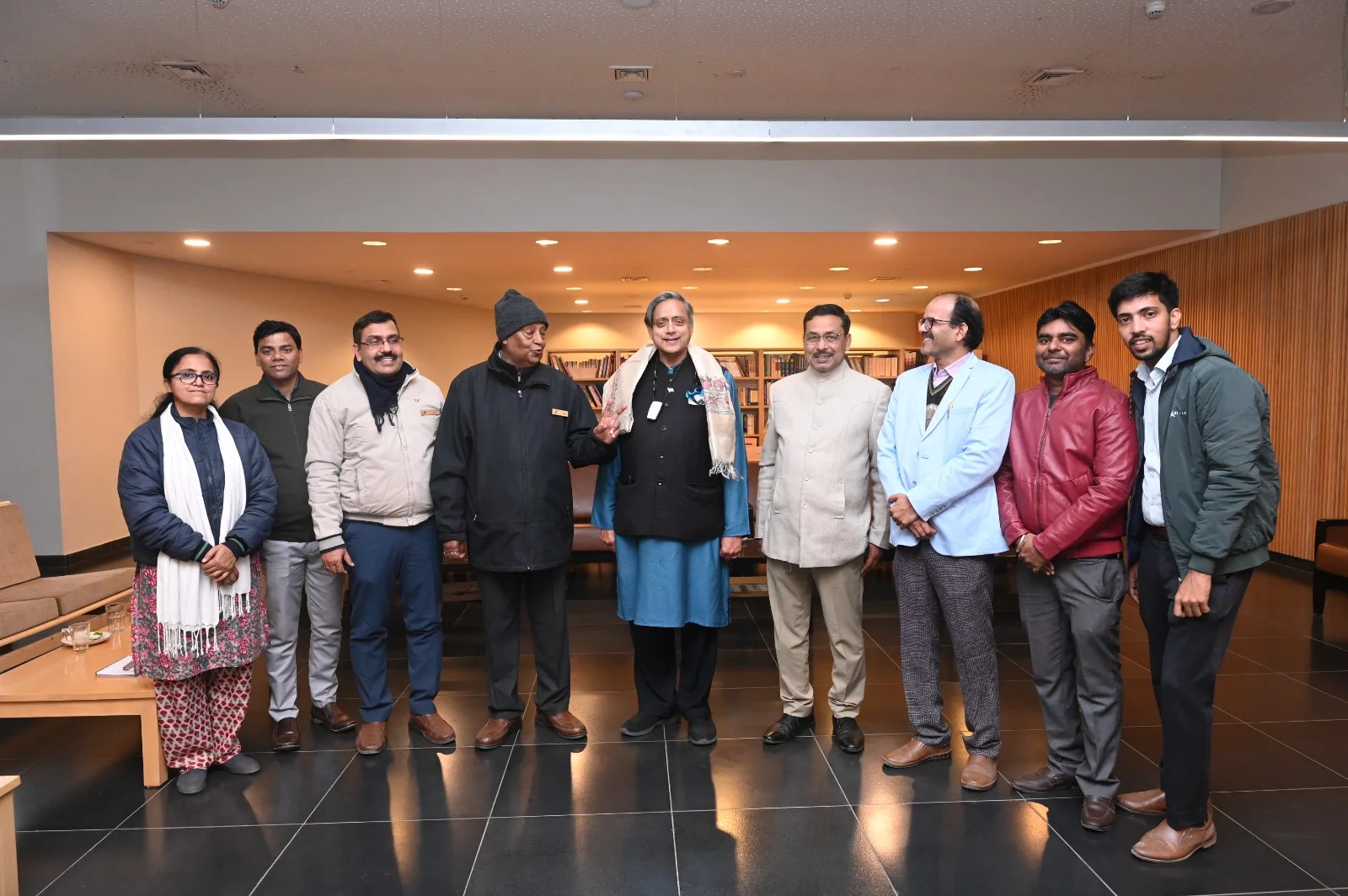 Book launch — the full stage.