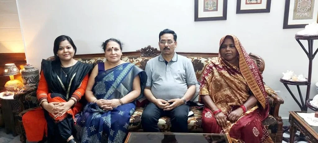 With Padma Shri artists.